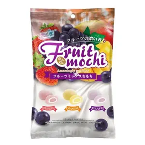 Bánh Mochi Hoa Quả 3 Vị, Fruit Mochi, Strawberry, Mango, Grape (126g) - YUKI & LOVE